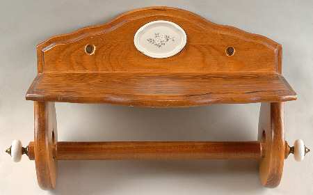 Heirloom Wood Hanging Paper Towel Holder