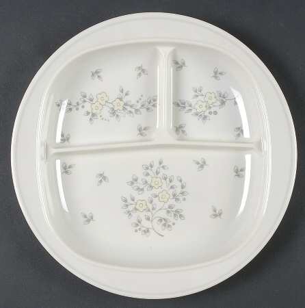Heirloom Melamine Adult Divided Plate