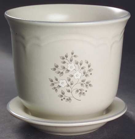 Heirloom 4" Flower Pot with Underplate