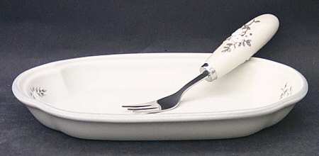 Heirloom Hors d'Oeuvre Set (Tray and Fork)