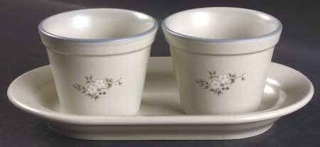 Heirloom Herb Pots with Tray (2 Pots and 1 Tray)