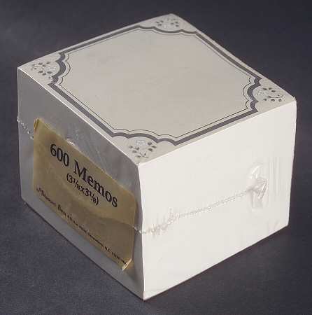 Heirloom Memo Paper Block
