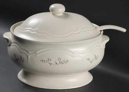 Heirloom Oval Tureen & Lid and Ladle