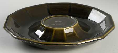 Heritage Green Chip Bowl/Plate for Chip & Dip Set
