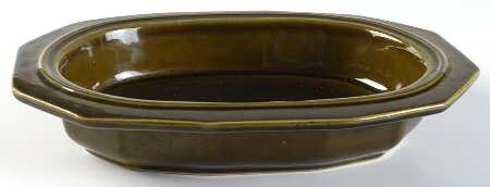 Heritage Green 11" Oval Vegetable Bowl