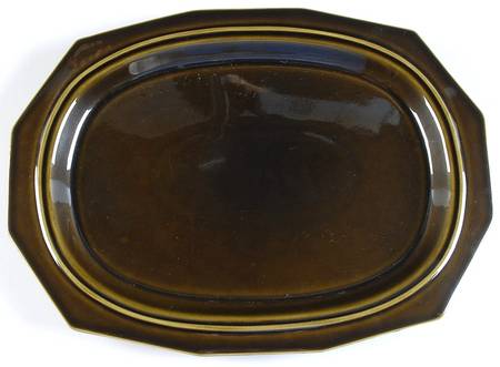 Heritage Green 14" Oval Serving Platter