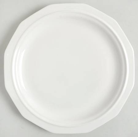 Heritage White Dinner Plate 40th Anniversary Backstamp