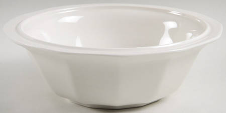 Heritage White 9" Round Vegetable Bowl