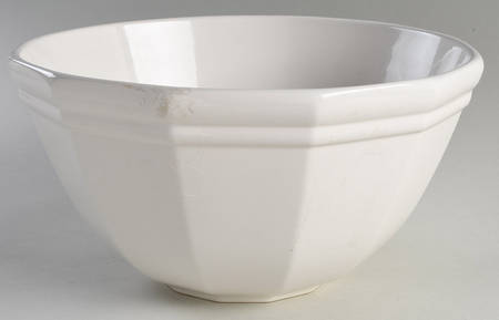 Heritage White Dough Bowl