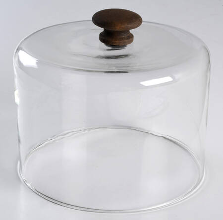 Heritage White Glass Dome for Cheese Dish