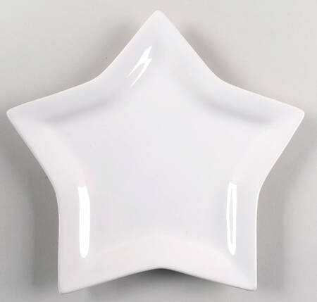 Heritage White 10" Star Shaped Plate