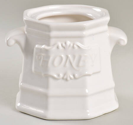 Heritage White Honey Pot No Lid
