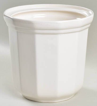 Heritage White Extra Large Canister No Lid