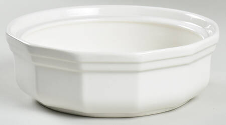 Heritage White 1.25 Qt Round Casserole No Lid