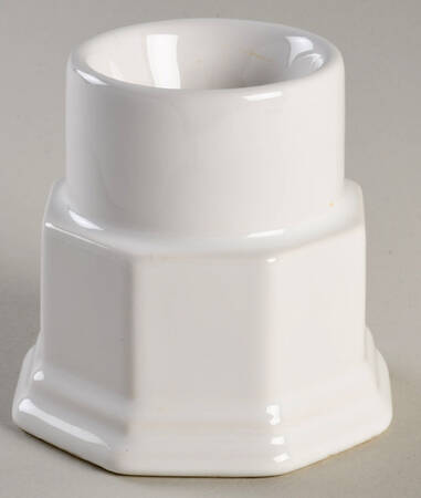 Heritage White Hurricane Lamp No Globe by Pfaltzgraff