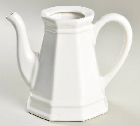 Heritage White Teapot No Lid