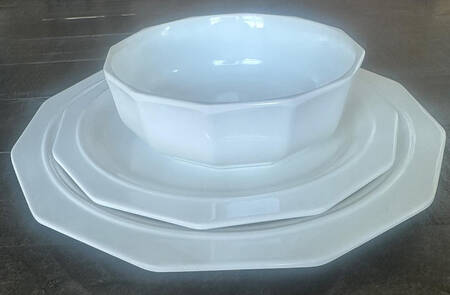 Heritage White Melamine Soup/Cereal Bowl
