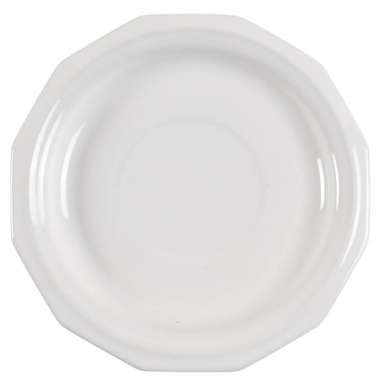 Heritage White Saucer