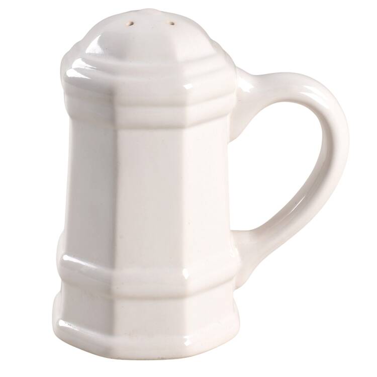 Heritage White Stove Top Pepper Shaker
