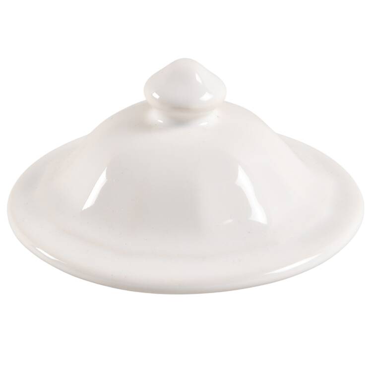 Heritage White Lid for Individual Casserole