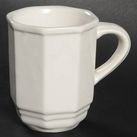 Heritage White Flat Demitasse Cup