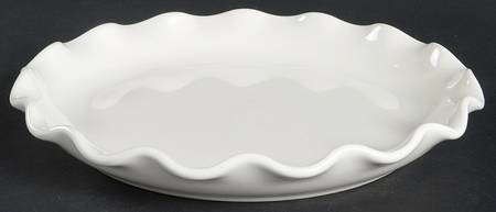 Heritage White Fluted Luncheon Plate