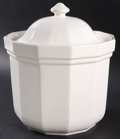 Heritage White Ice Crock & Lid No Metal Liner