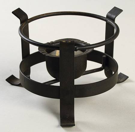 Heritage White Warmer Stand For Fondue Pot
