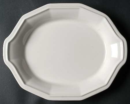 Heritage White Oblong Tray