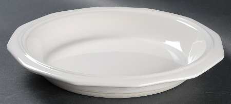 Heritage White Pie Serving Plate