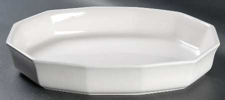 Heritage White Oval Roaster