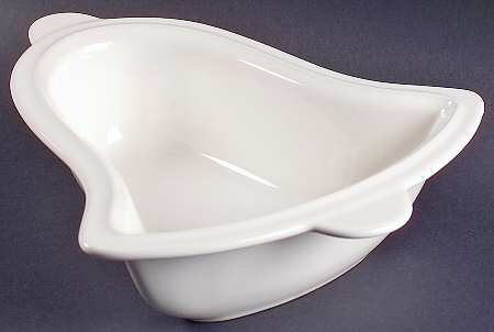 Heritage White Bell Shaped Bowl