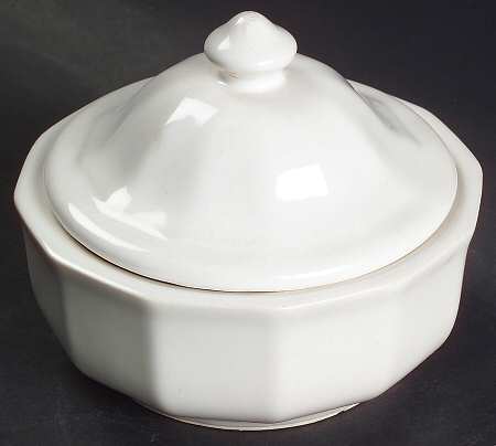 Heritage White Individual Casserole & Lid