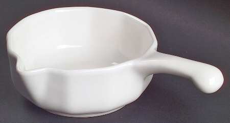 Heritage White Butter/Sauce Boat