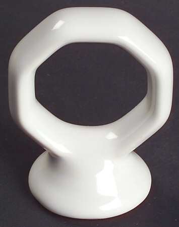 Heritage White Napkin Ring