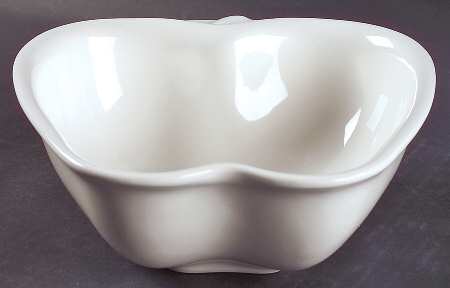 Heritage White Large Baked Apple Dish