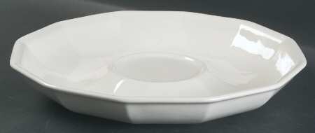 Heritage White Chip Bowl/Plate for Chip & Dip Set