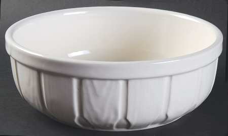 Heritage White 7" 1 Quart Harvest Bowl