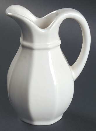 Heritage White Mini Pitcher and Bowl Set, Pitcher Only