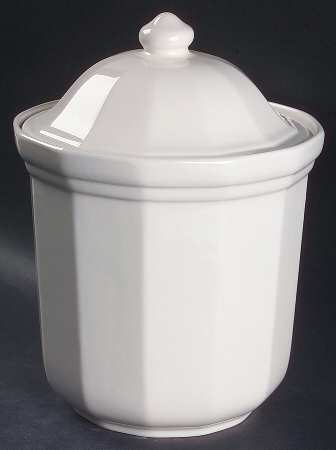 Heritage White Extra Large Canister & Lid