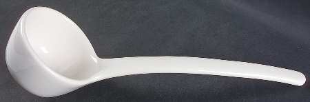 Heritage White Tureen Ladle