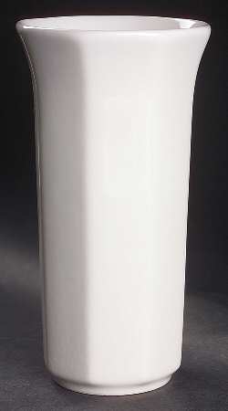 Heritage White 8" Vase