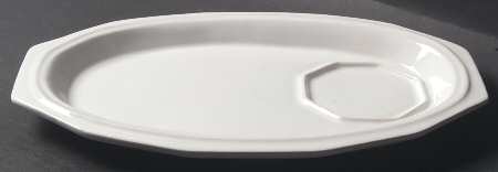 Heritage White Snack Plate