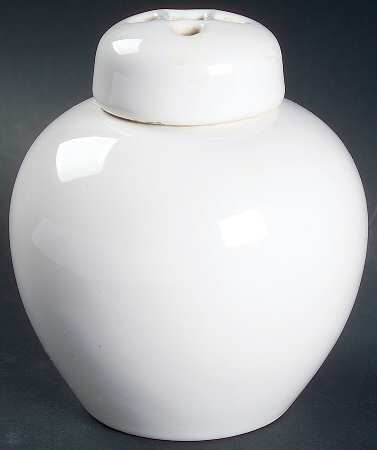 Heritage White Potpourri Jar & Lid
