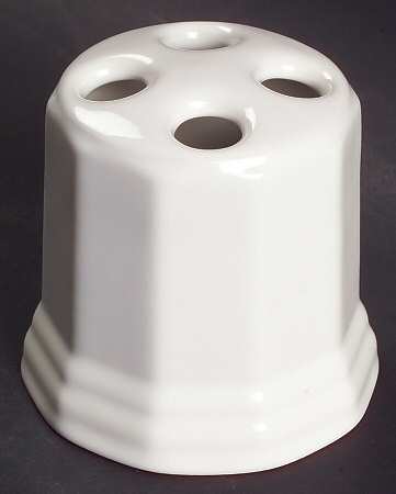 Heritage White Toothbrush Holder