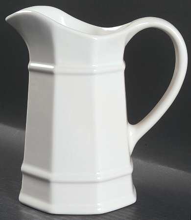 Heritage White 32 Oz Pitcher by Pfaltzgraff