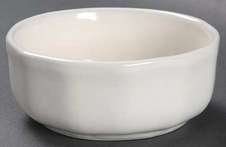 Heritage White Dip Bowl for Chip & Dip Set