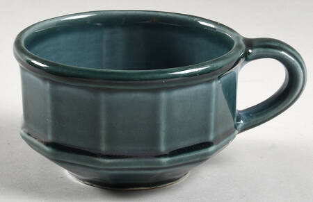 Heritage Williamsburg Blue Green Flat Cup