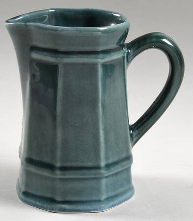Heritage Williamsburg Blue Green Creamer