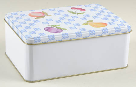 Hopscotch (Fruit) Medium Rectangular Storage Tin